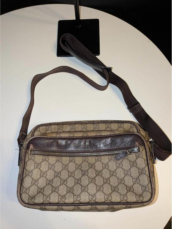 Gucci Handbags - Usa Seller! Authentic! Gucci GG Supreme Canvas Shoulder Bag Brown Medium Women
